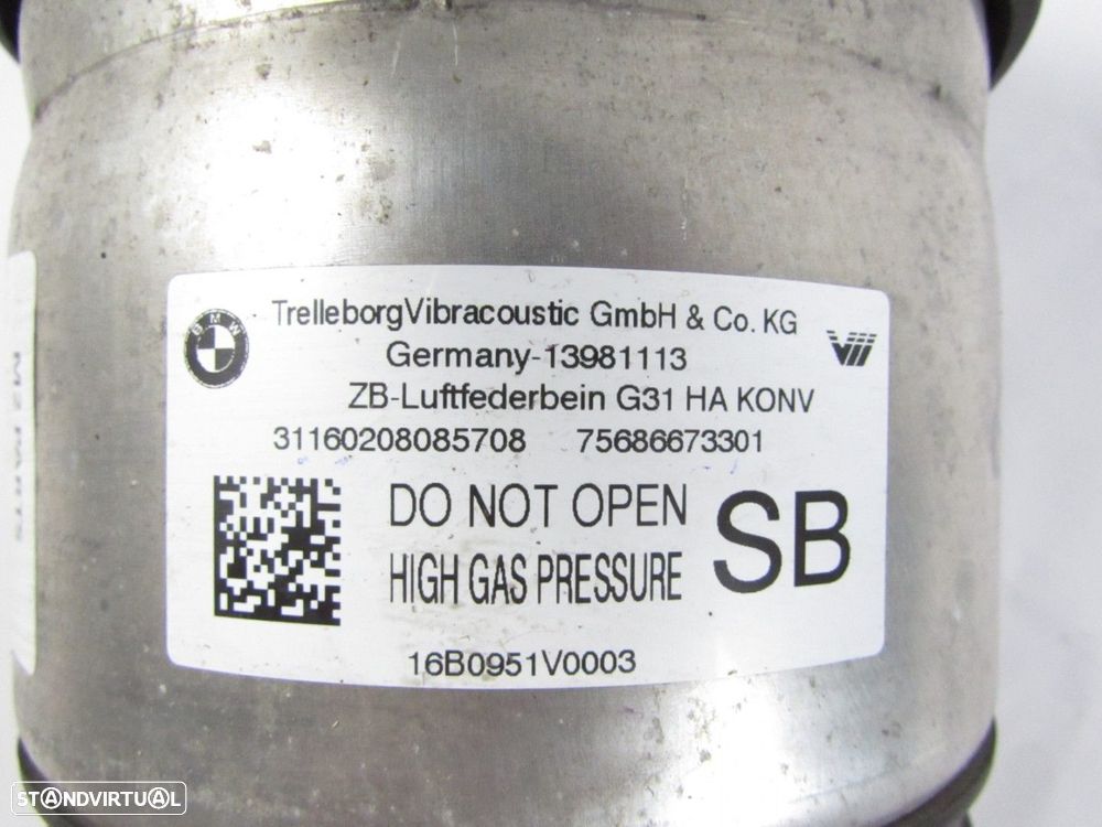 Amortecedor pneumático M Esquerdo/Trás Seminovo/ Original BMW 5 Touring (G31) 37... - 3