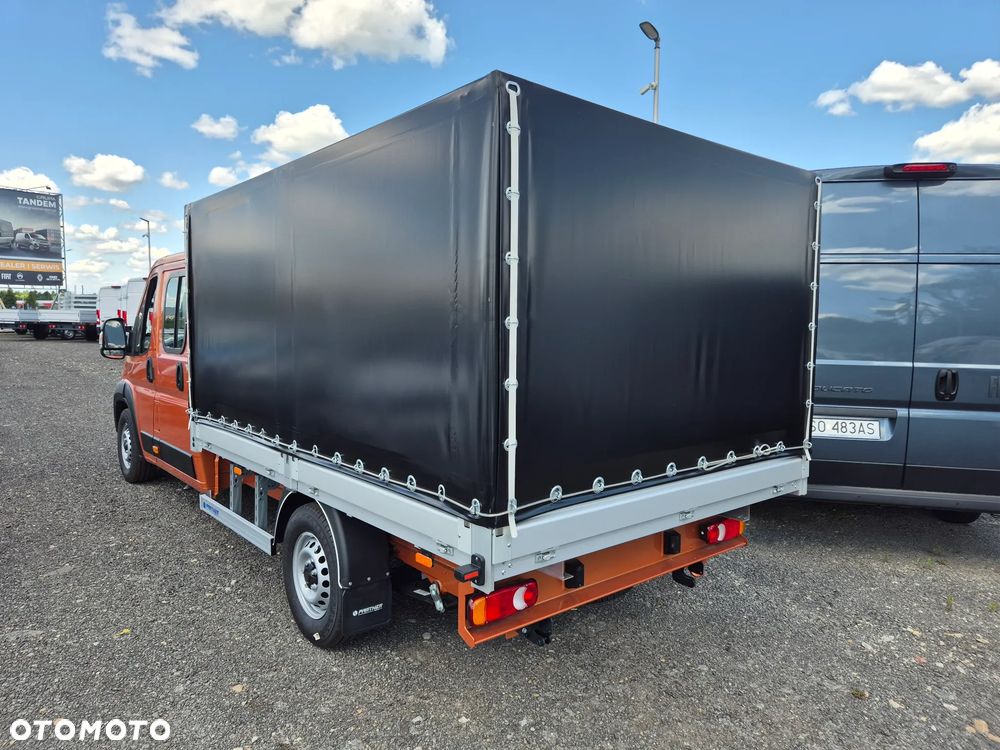 Peugeot Boxer Podwójna Kabina Dobel Brygadowy 7miejsc Skrzynia 3.2m PLANDEKA + HAK  !! OD RĘKI !! - 9