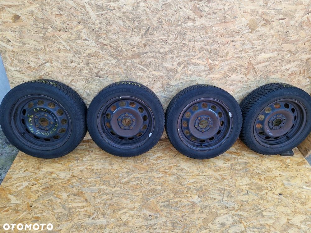 BMW 1 E87 5X120 FELGI STALOWE 6,5x16 195/55 R16 - 5