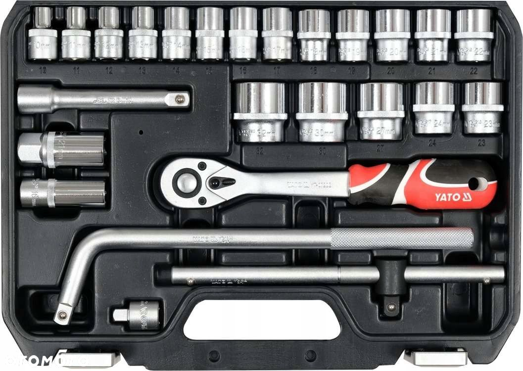ZESTAW KLUCZY 25el KLUCZE NASADOWE YATO YT-38741 - 5