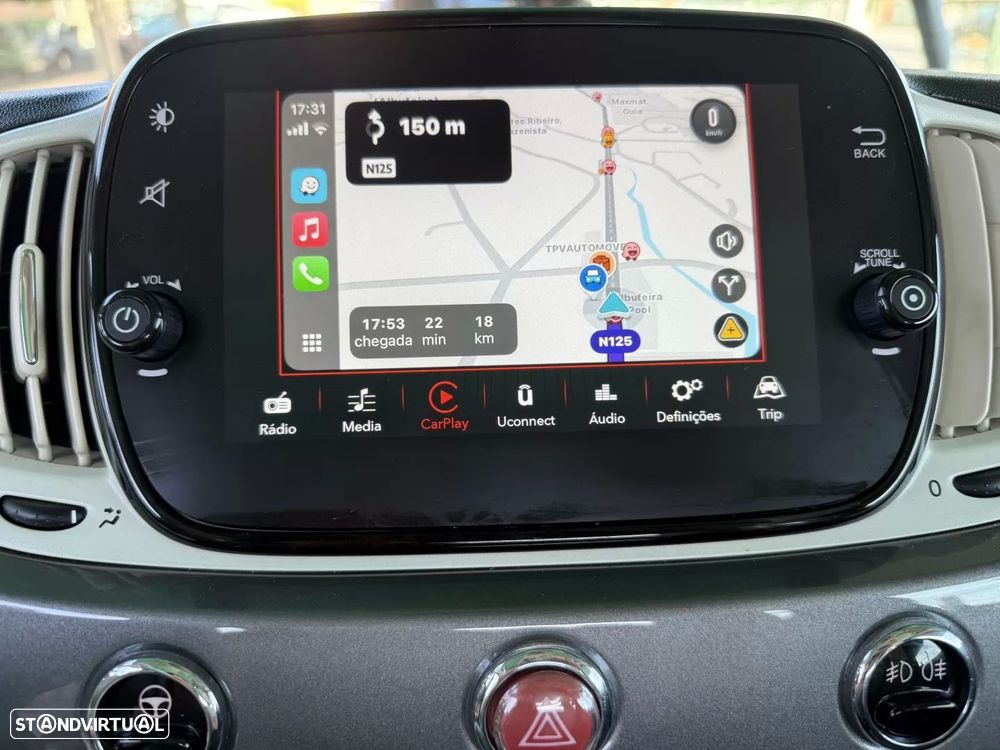 Fiat 500C 1.2 Lounge Dualogic - 14