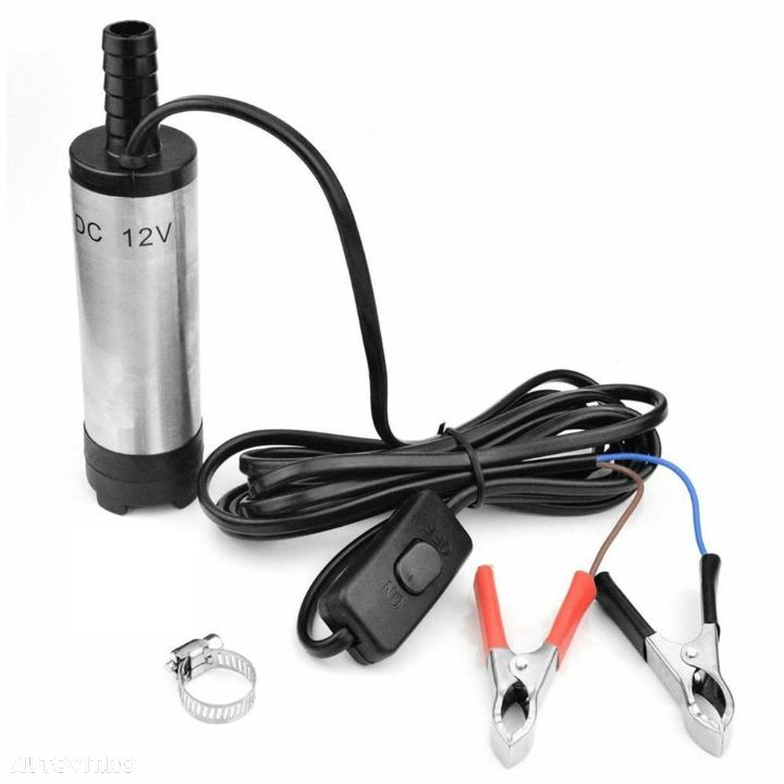 Pompa transfer lichide,ulei la 12v Autoamorsabila cu furtune - 3