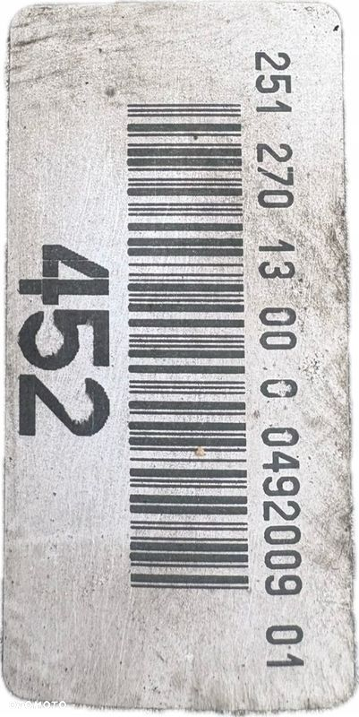 SKRZYNIA BIEGÓW KOMPLETNA MERCEDES R 320 3.0 CDI V6 2512701300 7229020 - 3