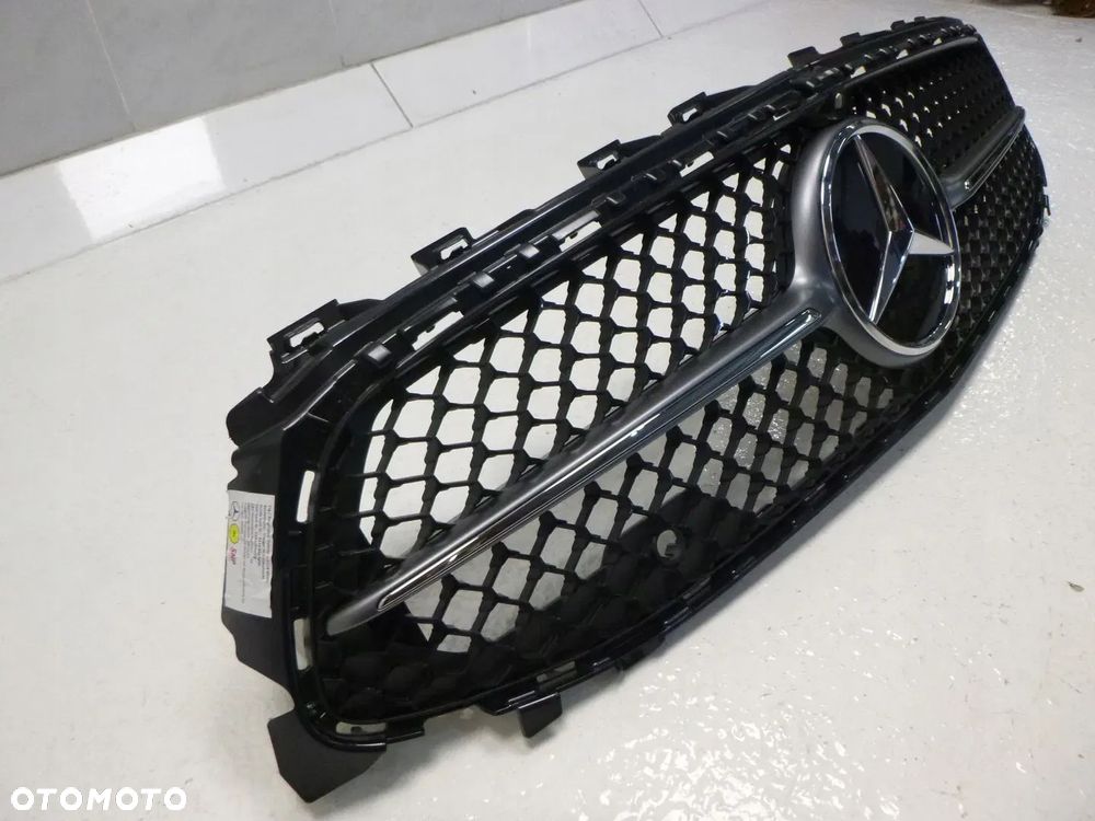 MERCEDES CLA 118 C118 W118 X118 LIFT GRILL ATRAPA CHŁODNICY 2XPDC CZARNY CHROM ORYGINAŁ - 26