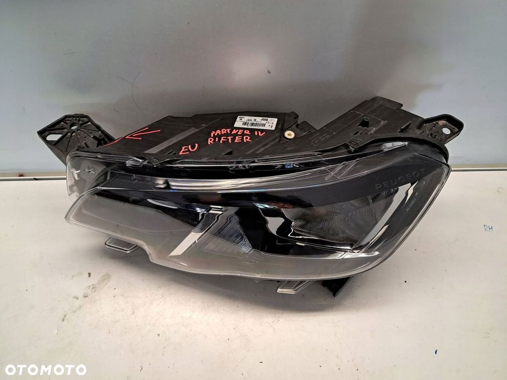 peugeot partner 4 iv rifter lewa lampa przednia 9816826980 - 3