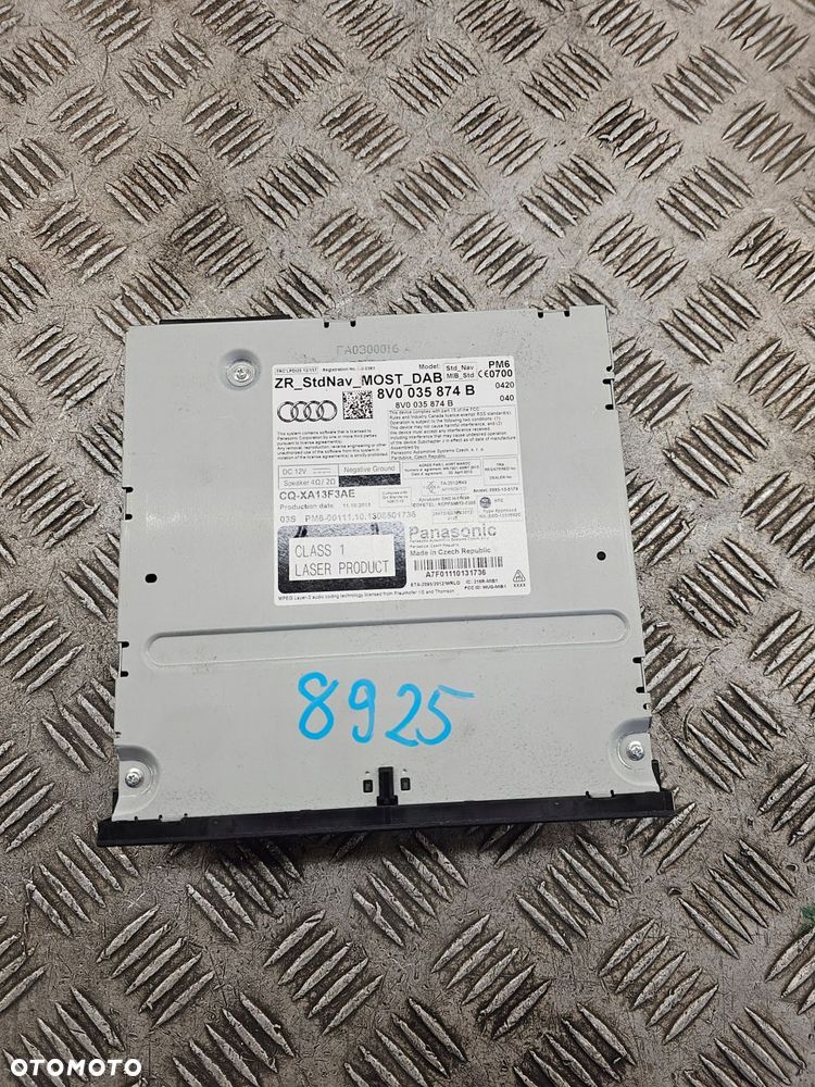 czytnik 2x kart sd navi nawigacji mmi multimedia audi a3 8v 8v0035874b - 4