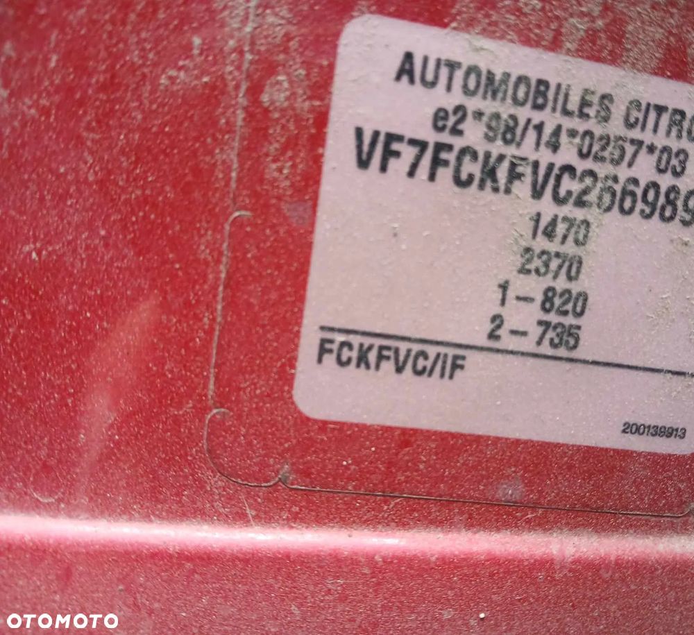 Citroen C3 Klapa bagaznika - 6