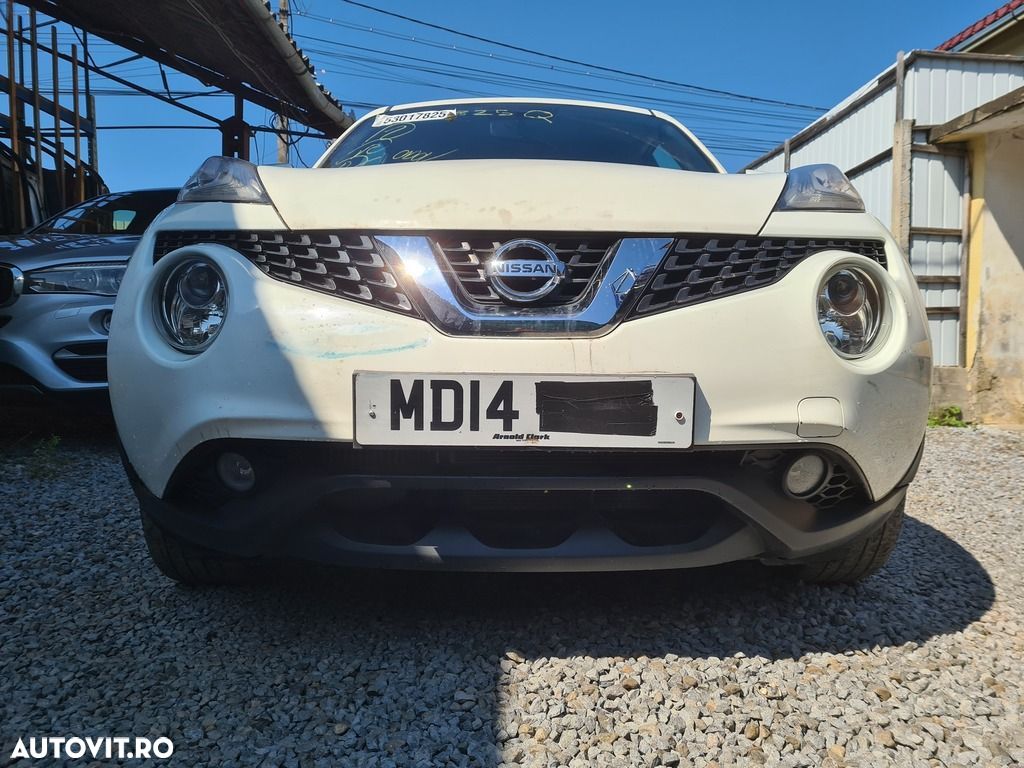 Bara fata Nissan Juke Facelift 2014 - 2018 Alb Feaf15 (1257) model fara spalatoare far - 1