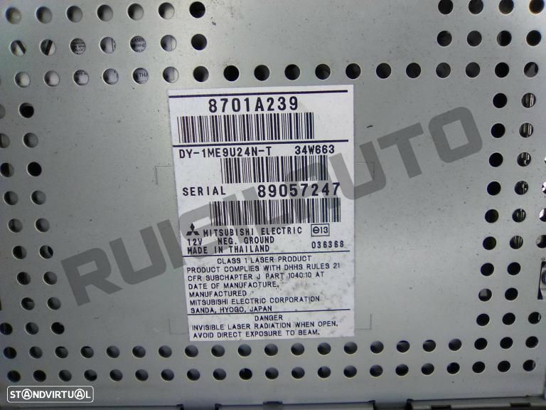 Rádio  Mitsubishi Colt Vi [2002_2012] 1.1 - 2