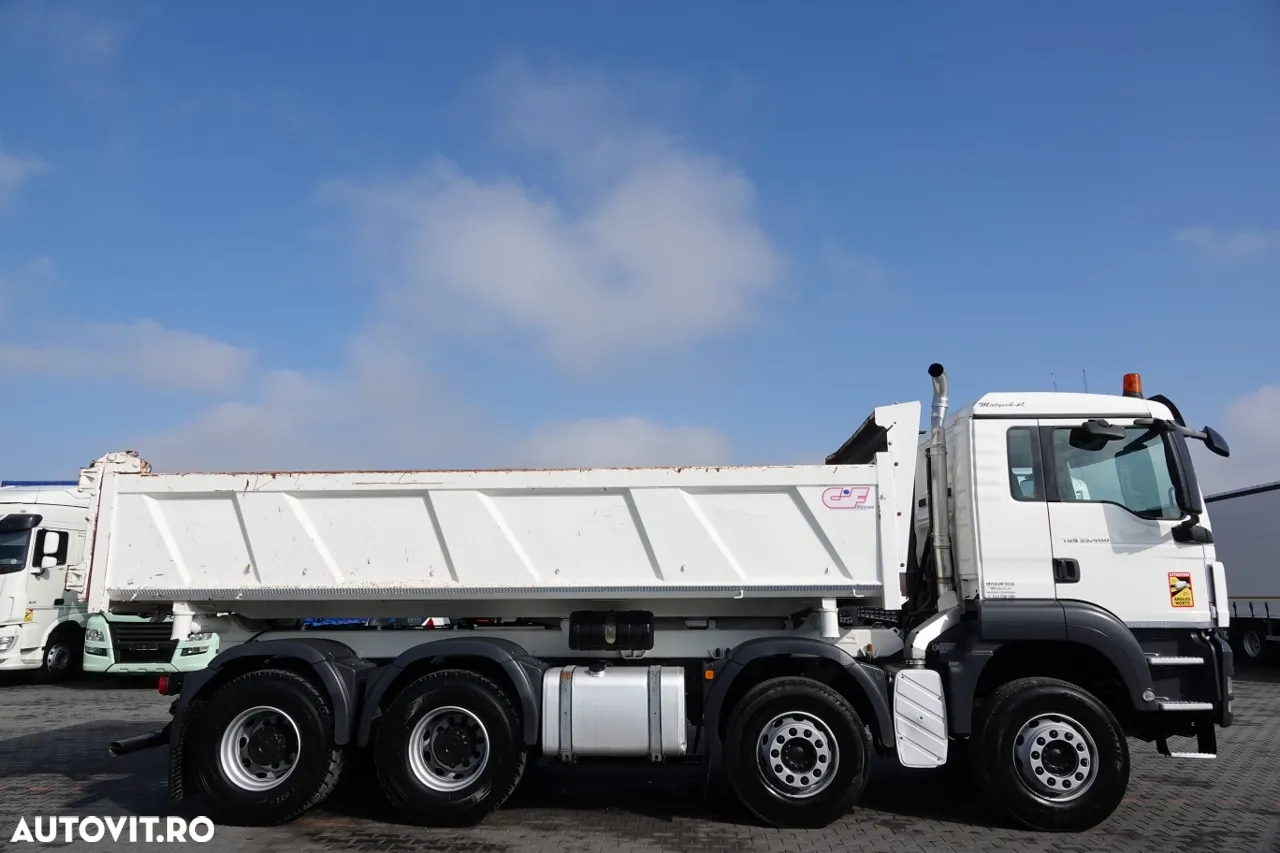 MAN TGS 35.400 / 8x4 / BASCULANTE / BORDMATIC / HYDROBOARD / ANVELOPE 100% - 20