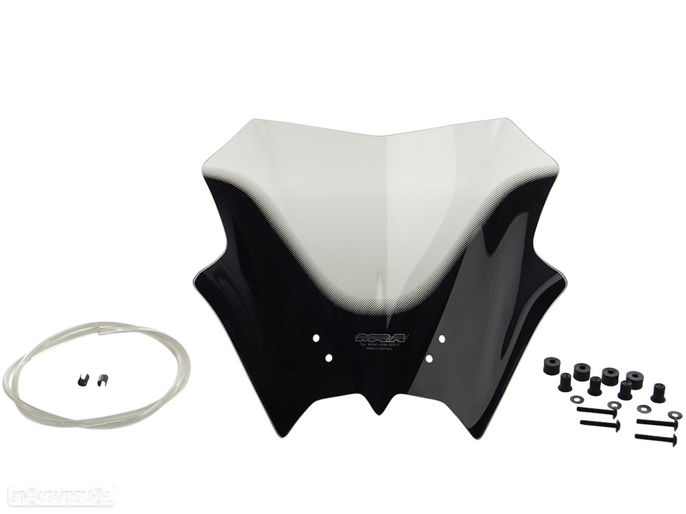 viseira mra racing preto ktm duke 125/200/390 - 1