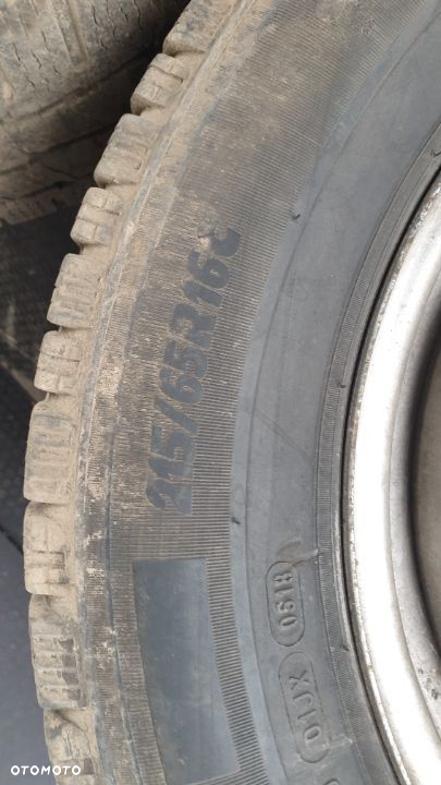 KOŁA KOMPLETNE OPONY FELGI STALOWE 7H0601027D  Michelin 215/65 R16C ET51 VW T5 DOKA - 13