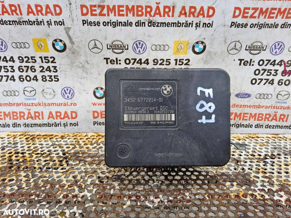 Modul ABS BMW e87 seria 1 e88 e81 cod 6772213 unitate abs ecu calculator abs 3451677221301 - 1