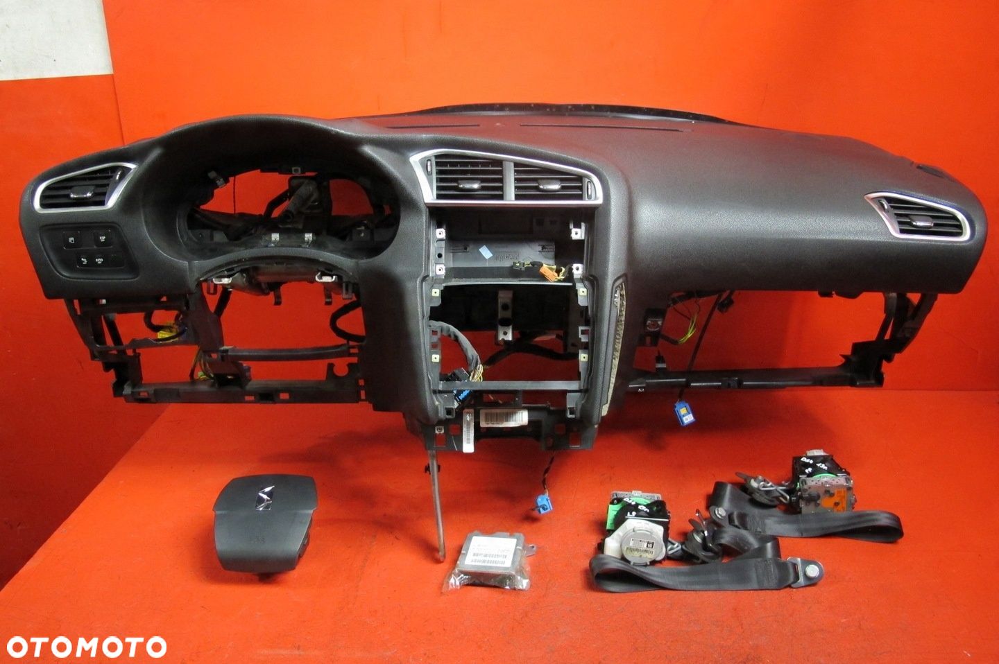 CITROEN DS4 I 1 NX PODUSZKI AIRBAG DESKA KONSOLA KOKPIT PASY NAPINACZE KPL - 1