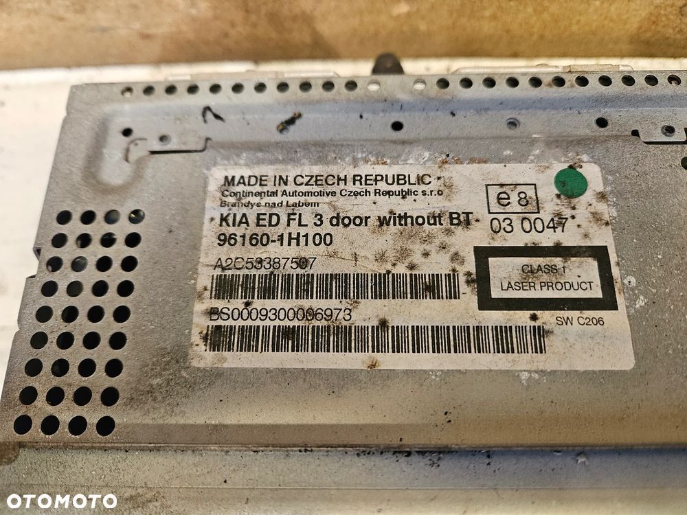 Kia Ceed I Radio 96160-1H100 - 3