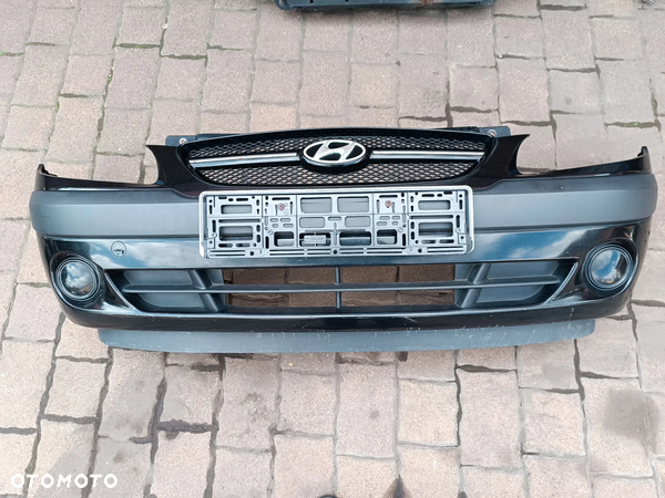 Hyundai Getz FL LIFT (2006-2010) zderzak przód przedni czarny EB - Częstochowa