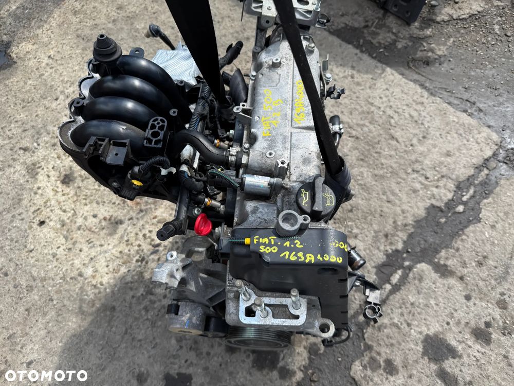 Silnik 169A4000 1.2 8V Fiat 500 Grande punto panda ii 61tys km - 4