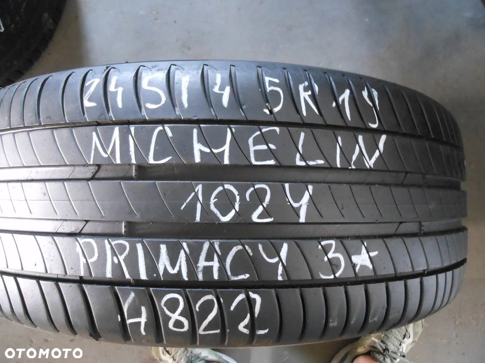 OPONA POJEDYNKA 245/45R19 MICHELIN PRIMACY 3 DOT 4822 8MM - 1