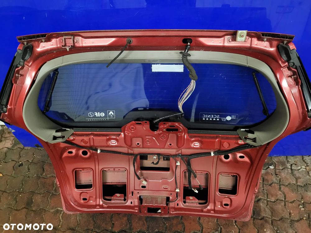 KLAPA BAGAŻNIKA RENAULT SCENIC II WERSJA Z UCHYLANĄ SZYBĄ - 4