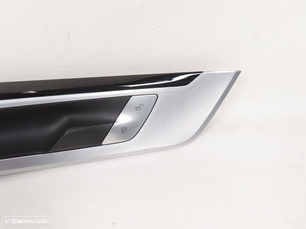 Friso da porta em Madeira Nobre Esquerdo/Frente/Interior Seminovo/ Original BMW... - 3