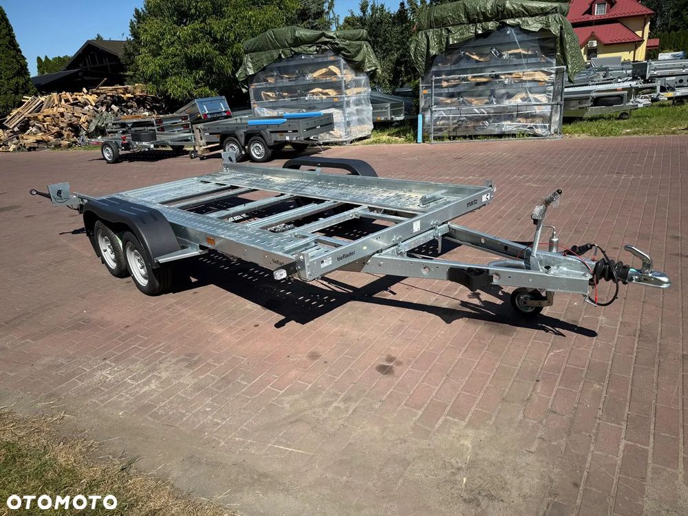 Martz Przyczepa TIEFLADER 400 2T 400x180 cm DMC 2000 kg uchylna laweta samochód quad - 5
