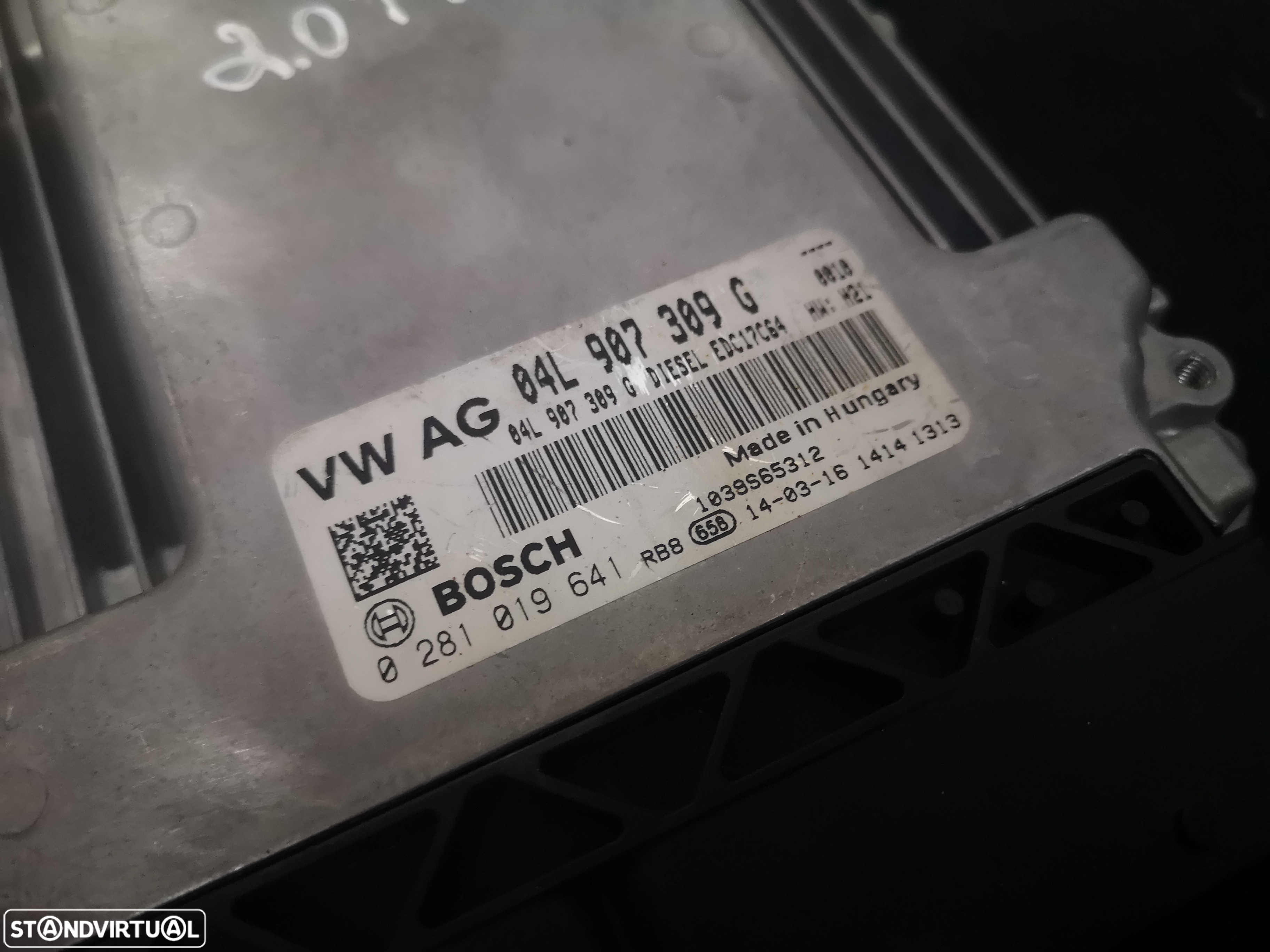 Centralina de motor AUDI VW  2.0TDI 2014-2017 - 3