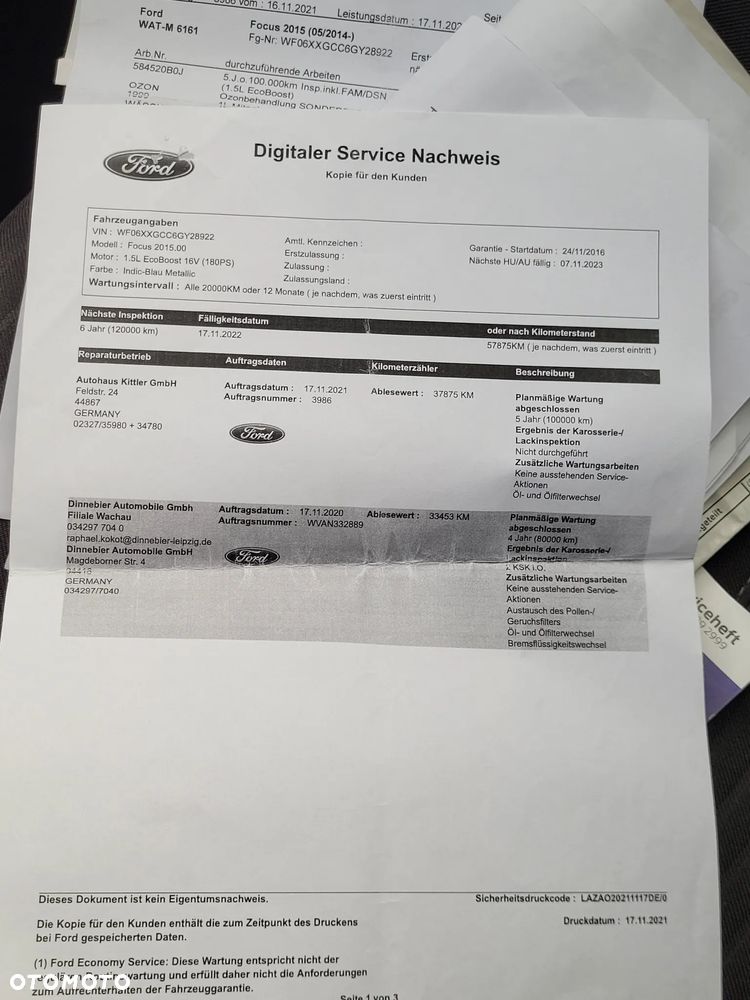 Ford Focus 1.5 EcoBoost STart-Stopp-System ST-LINE - 32