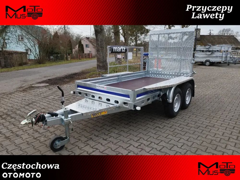Wiola Przyczepa do przewozu sprzętu budowlanego Wiola B2630 292x142cm pod koparke dostawa pod dom - 1