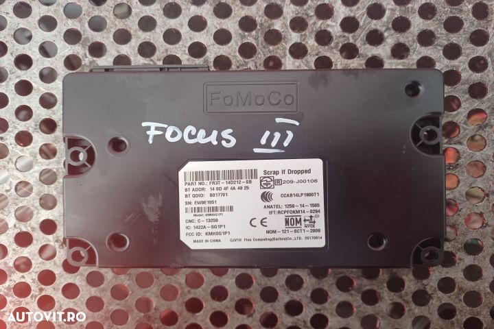 Modul Bluetooth 1422ASG1P1 Ford Focus 3 (facelift)  [din 2014 pana  2020] seria Sedan 1.0 EcoBoost - 1