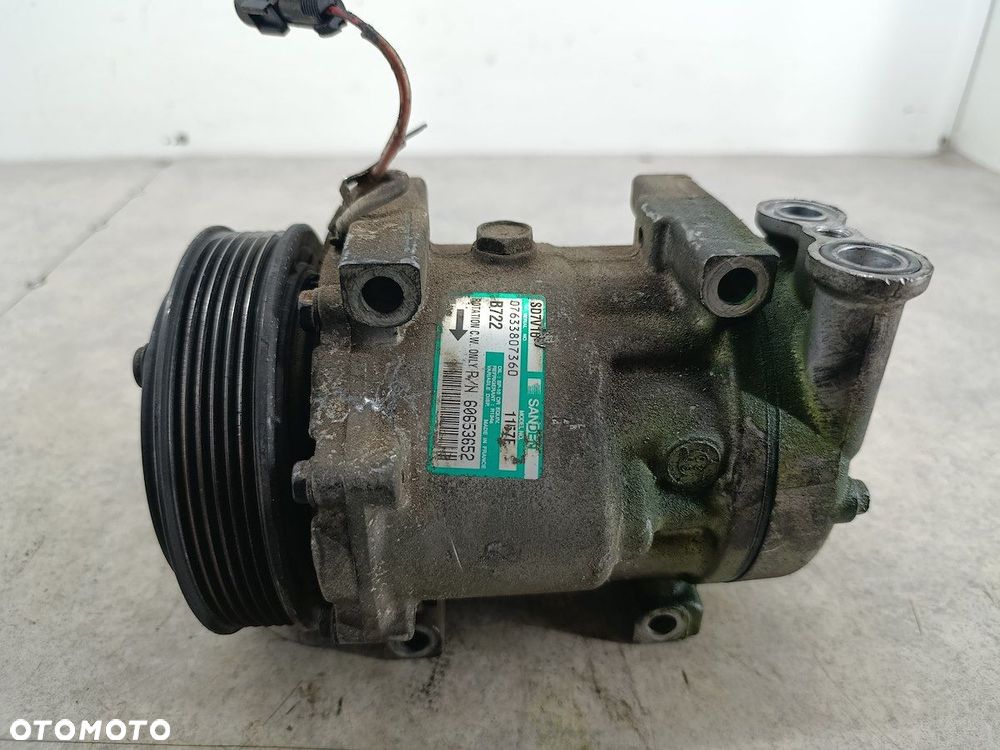 POMPA, SPRĘŻARKA KLIMATYZACJI ALFA ROMEO GT II 60653652 SD7V16  SANDEN 1.9 - 2