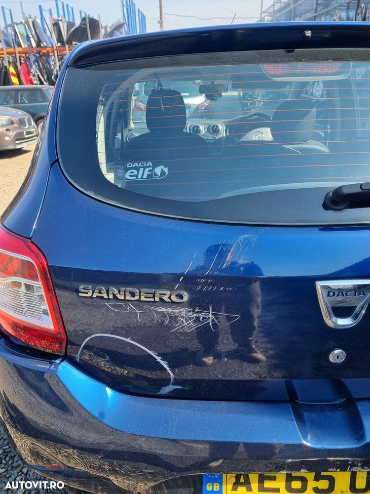Haion Cu Luneta Dacia Sandero 2 2012 - 2016 Hatchback 4 Usi Bleu Cosmos TERPR (1472) - 3