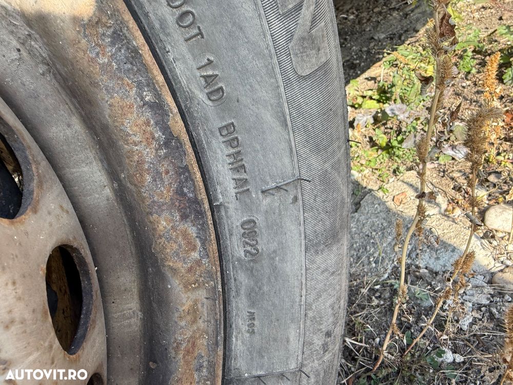 Jante cu cauciucuri iarna mercedes sprinter 235/65/16 stare excelenta - 3