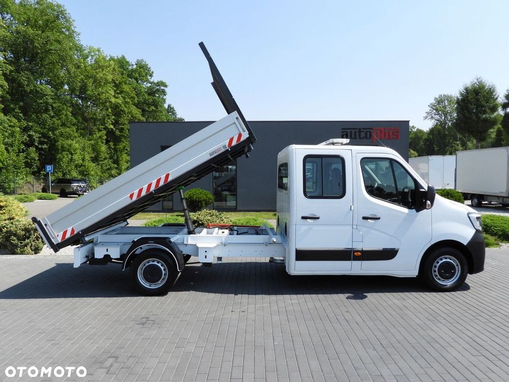 Renault MASTER WYWROTKA TROJSTRONNA PODWÓJNA KABINA DOKA 7 MIEJSC TEMPOMAT LEDY KLIMATYZACJA  165KM - 11