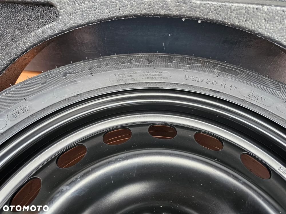 KOŁO DOJAZDOWE ZAPASOWE ZESTAW KLUCZ LEWAREK STYROPIAN OPEL ASTRA J KOMBI 17 CALI 5x115 225/50/17 - 8