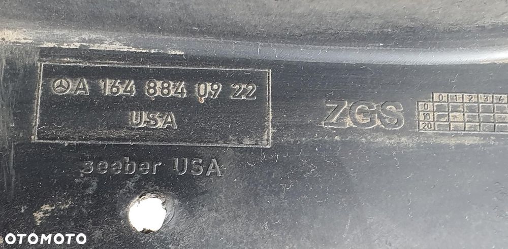 NADKOLE LEWY PRZÓD CZĘŚĆ TYLNA MERCEDES ML W164 A1648840922 - 4