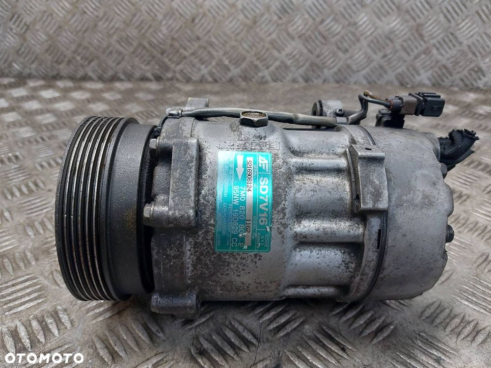 SPRĘŻARKA KOMPRESOR KLIMATYZACJI SHARAN MK1 1.9 TDI 7M0820803P - 1