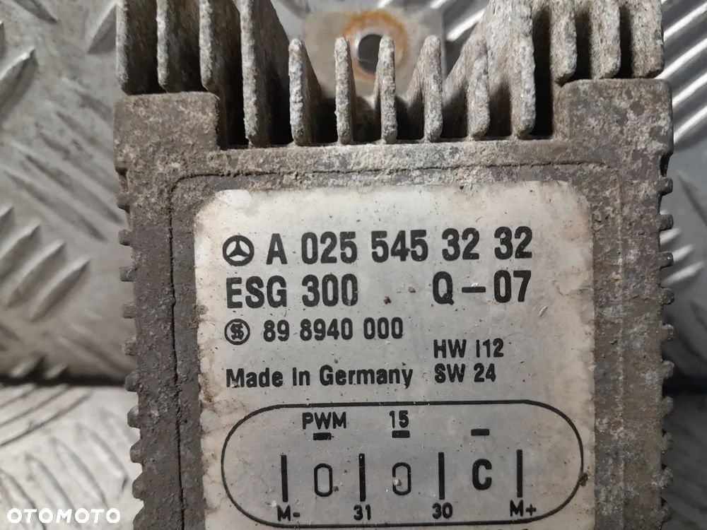 MODUŁ WENTYLATORÓW MERCEDES W168 A170 A0255453232 - 2