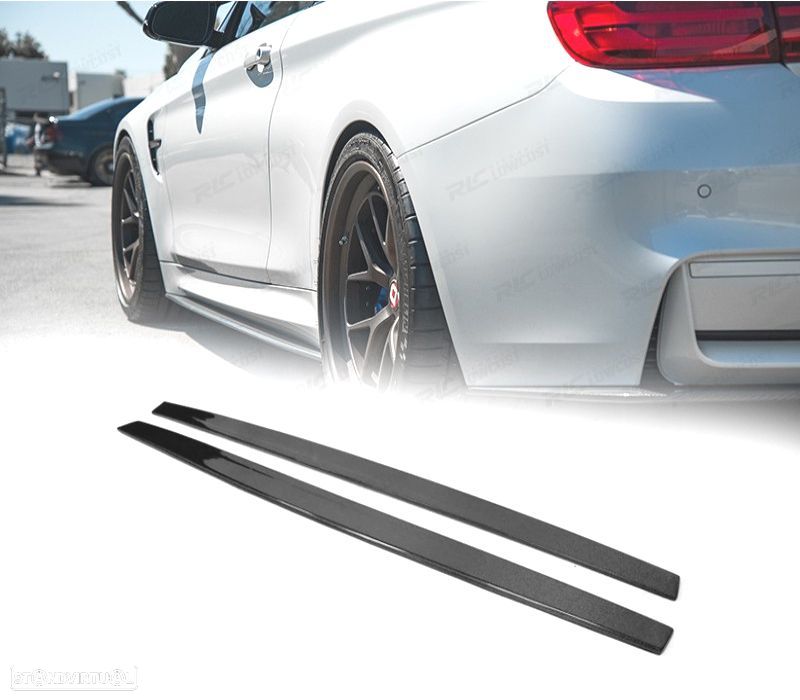EXTENSÕES DE EMBALADEIRAS BMW F80 F82 F83 CARBONO - 1