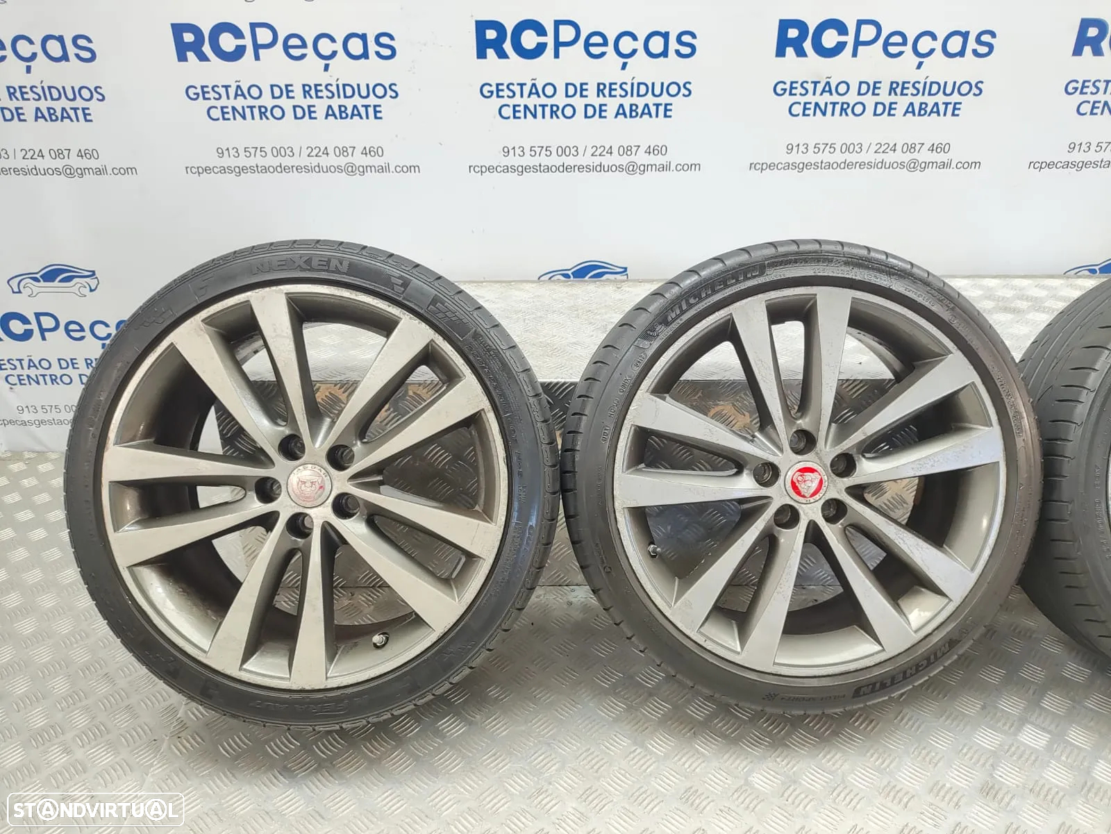 Conjunto Jantes 19 Jaguar XE X760 8,5J ET55 7,5J ET 44,5 5x108 - 6