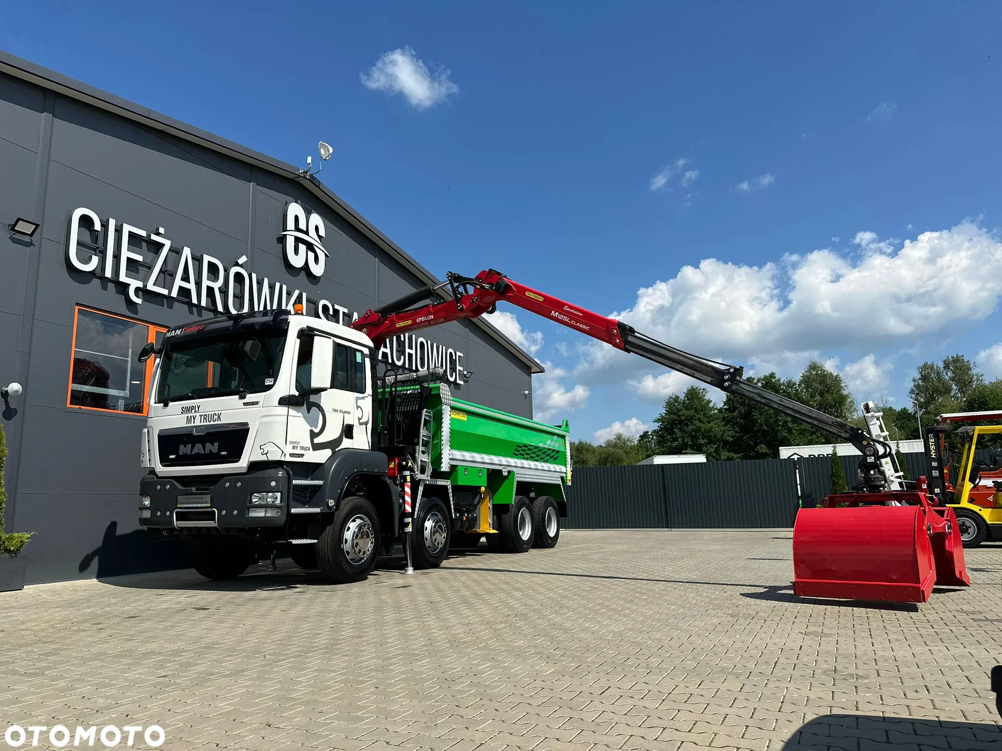 MAN MAN TGS TGX 35.400 // 8x4 // E5 // wywrotka kiper + HDS z czerpakiem / - 11