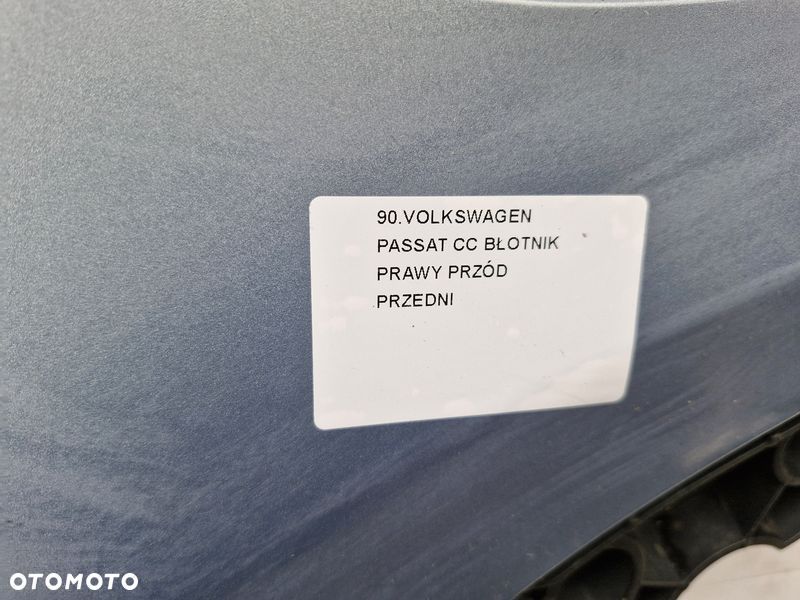 volkswagen passat cc błotnik prawy przód przedni - 2