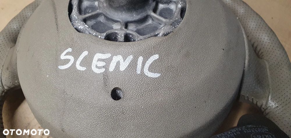 Kierownica jasna skóra oryginał Renault Scenic II 8200106306 8200282593 - 9