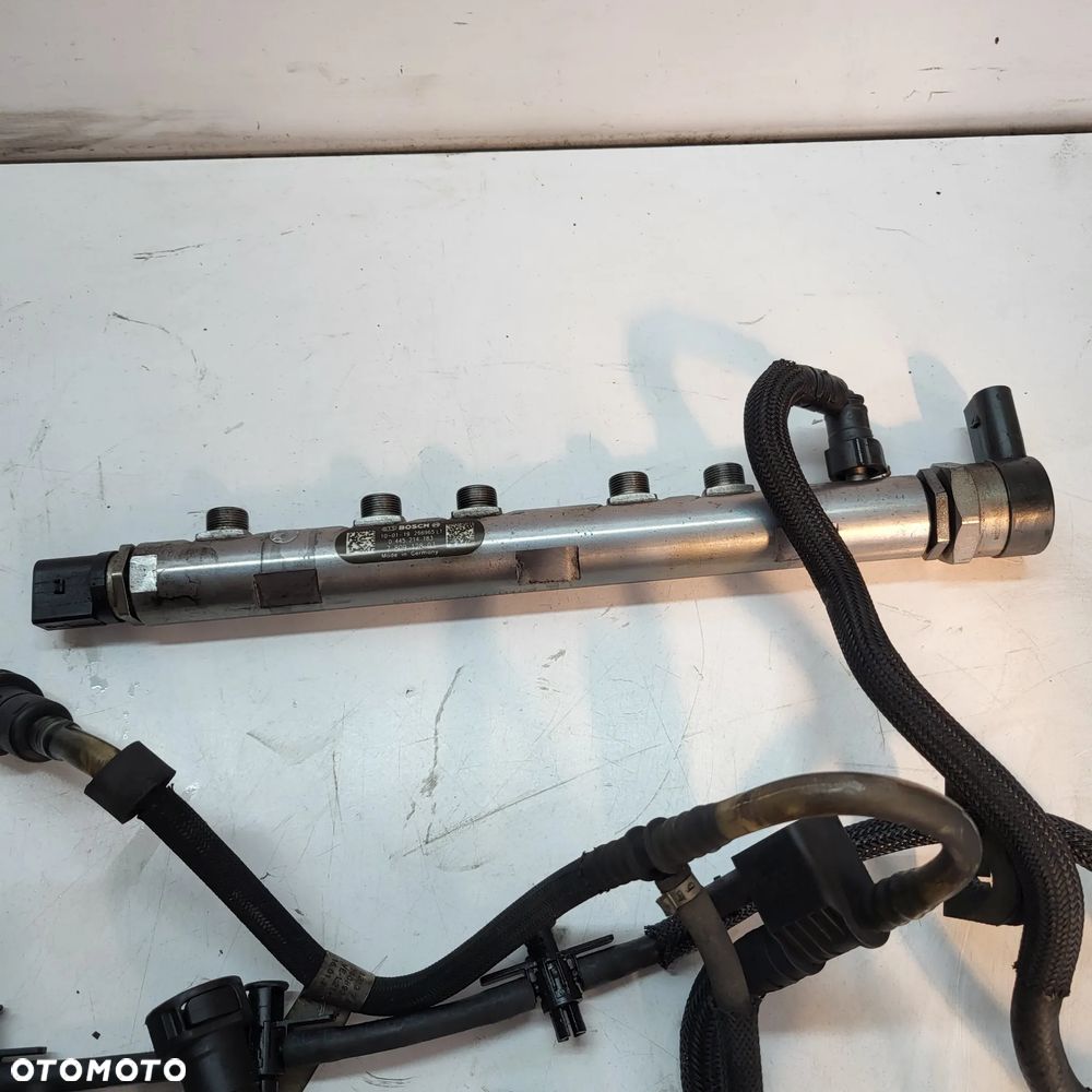 BMW 3 E90 N47 UKŁAD PALIWOWY POMPA LISTWA WTRYSKI PRZEWODY 7809128 0986437402 7805428 - 2