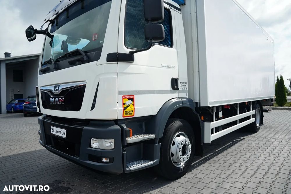 MAN TGM 15.250 / 4x2 / 6.2 M FRIGORIFER / FRIGLOCK FK 13 UNITĂȚI / DHOLLANDIA LIFT - 1.500 KG / IMPORTAT / EURO 6 - 10