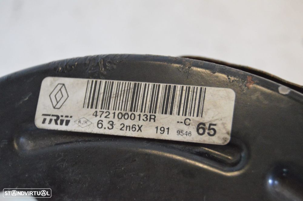 SERVOFREIO SERVO FREIO BOMBA DEPOSITO RESERVATORIO LIQUIDO TRAVÕES 472100013R 472100013 RENAULT MEGANE III 3 MK3 COUPE FASE I 1 DZ0 1 1.5 DCI 105CV K9K832 K9K 832 SCENIC III 3 MK3 - 4