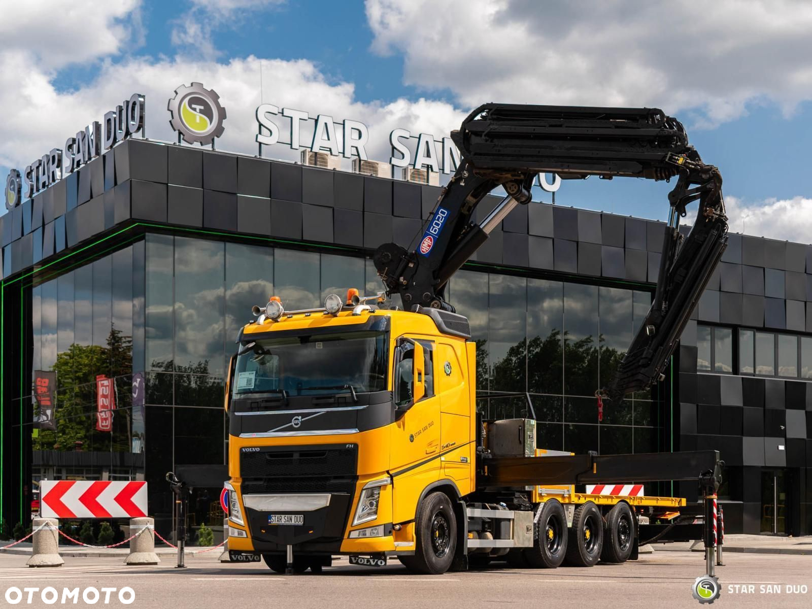 Volvo FH 540 8x4 HMF 6020 Fly Jib  Wciągarka Ciągnik - 7