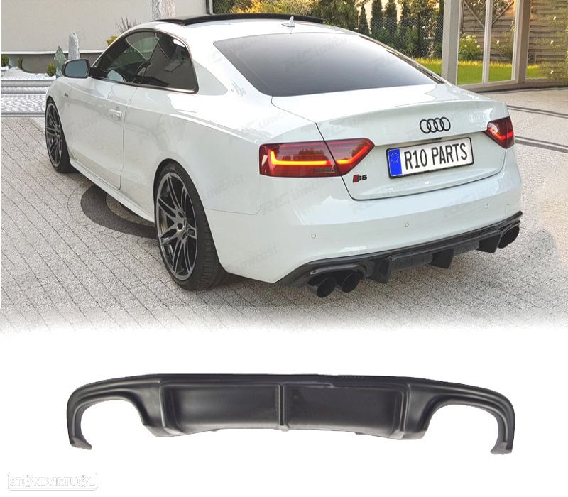 DIFUSOR AUDI A5 B8 8T 12-16 LOOK S LINE - 1