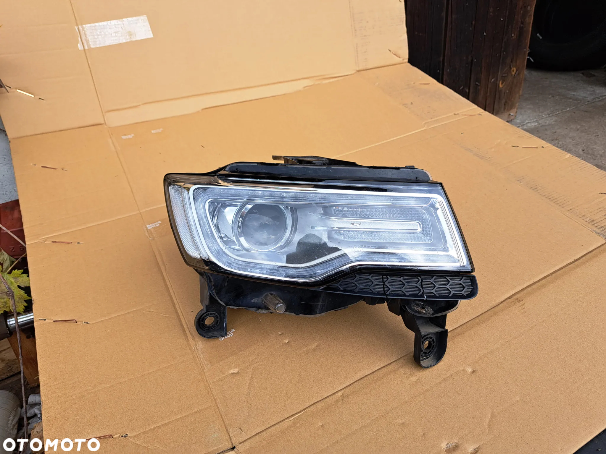Lampa przednia prawa Jeep Grand Cherokee WK2 Lift Xenon Led AFS 55112912AC K55112912AC Reflektor prawy przód przedni Jeep Grand Cherokee WK-2 Lift Adaptive Bi-Xenon HID Headlamps Right Front - 5