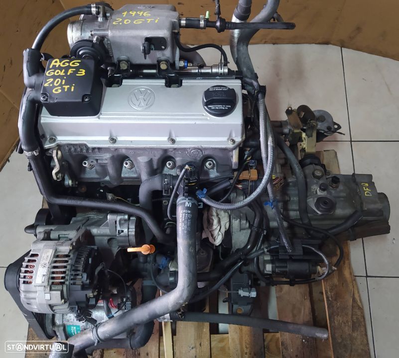 motor vw golf 3 gti 2.0i com 115cv ref: AGG caixa velocidades DFQ - 1
