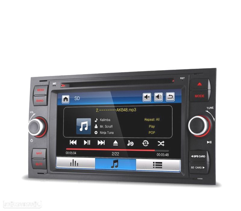 AUTO RADIO GPS 2DIN 7" GPS TACTIL PARA FORD FOCUS C-MAX FIESTA GALAXY KUGA MONDEO S-MAX TRANSIT - 4